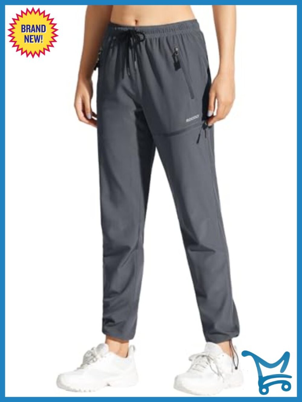Women's Cargo Hiking Pants Waterproof Lightweight UPF 50+ Outdoor Capri